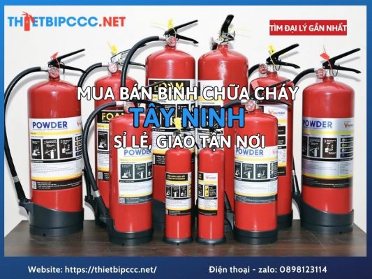 Mua Bình Chữa Cháy ở Tây Ninh Sỉ Lẻ Giá Tốt Giao Nhanh
