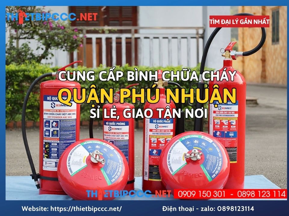 Bình Chữa Cháy Phú Nhuận Uy Tín – Phân Phối Sỉ Lẻ Giá Tốt
