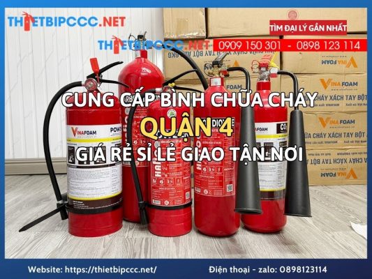 Bình Chữa Cháy Quận 4 Uy Tín – Phân Phối Sỉ Lẻ Giá Tốt
