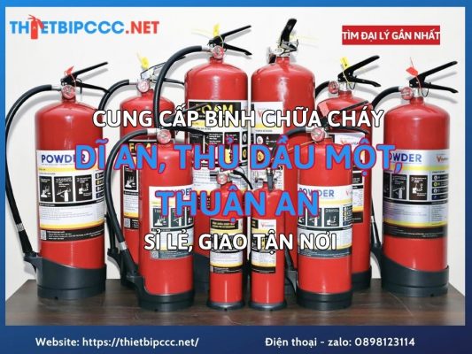 Mua bán bình chữa cháy tại Dĩ An, Thủ Dầu Một, Thuận An giá sỉ, lẻ
