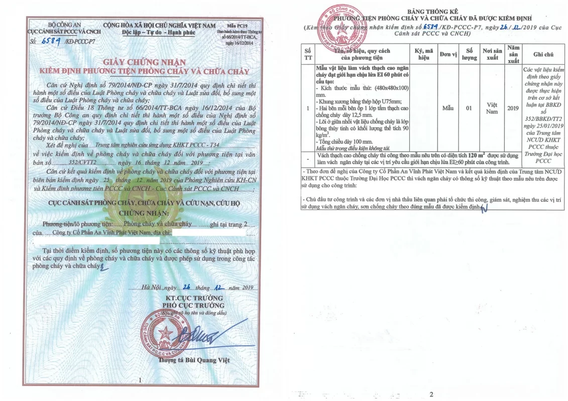 Các loại giấy phép kinh doanh thiết bị PCCC bắt buộc