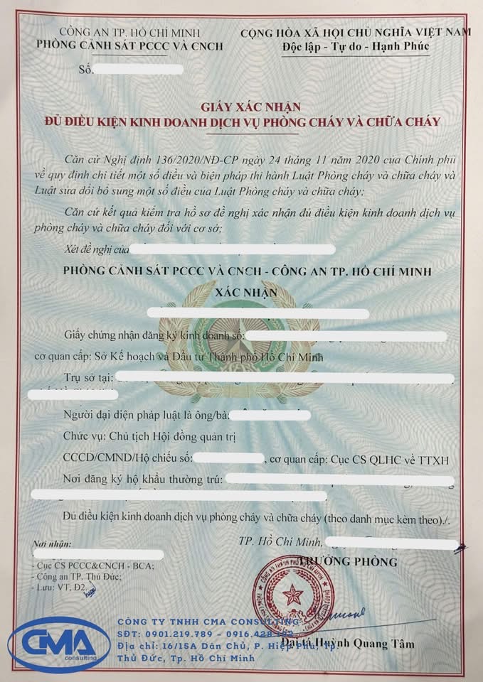 Kinh doanh thiết bị PCCC cần giấy phép gì?