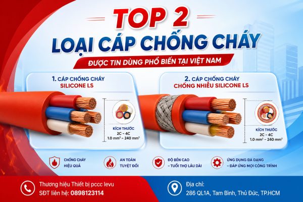 Top 2 loại cáp chống cháy được tin dùng phổ biến tại Việt Nam