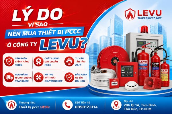 Lý do vì sao nên mua thiết bị PCCC ở công ty LEVU?