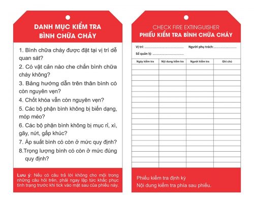 biểu mẫu kiểm tra thiết bị pccc