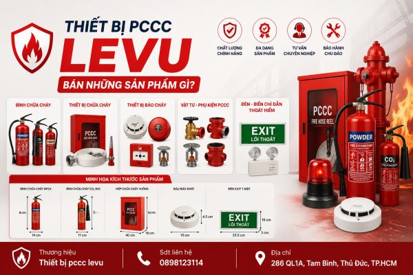 Thiết bị PCCC LEVU bán những sản phẩm gì?