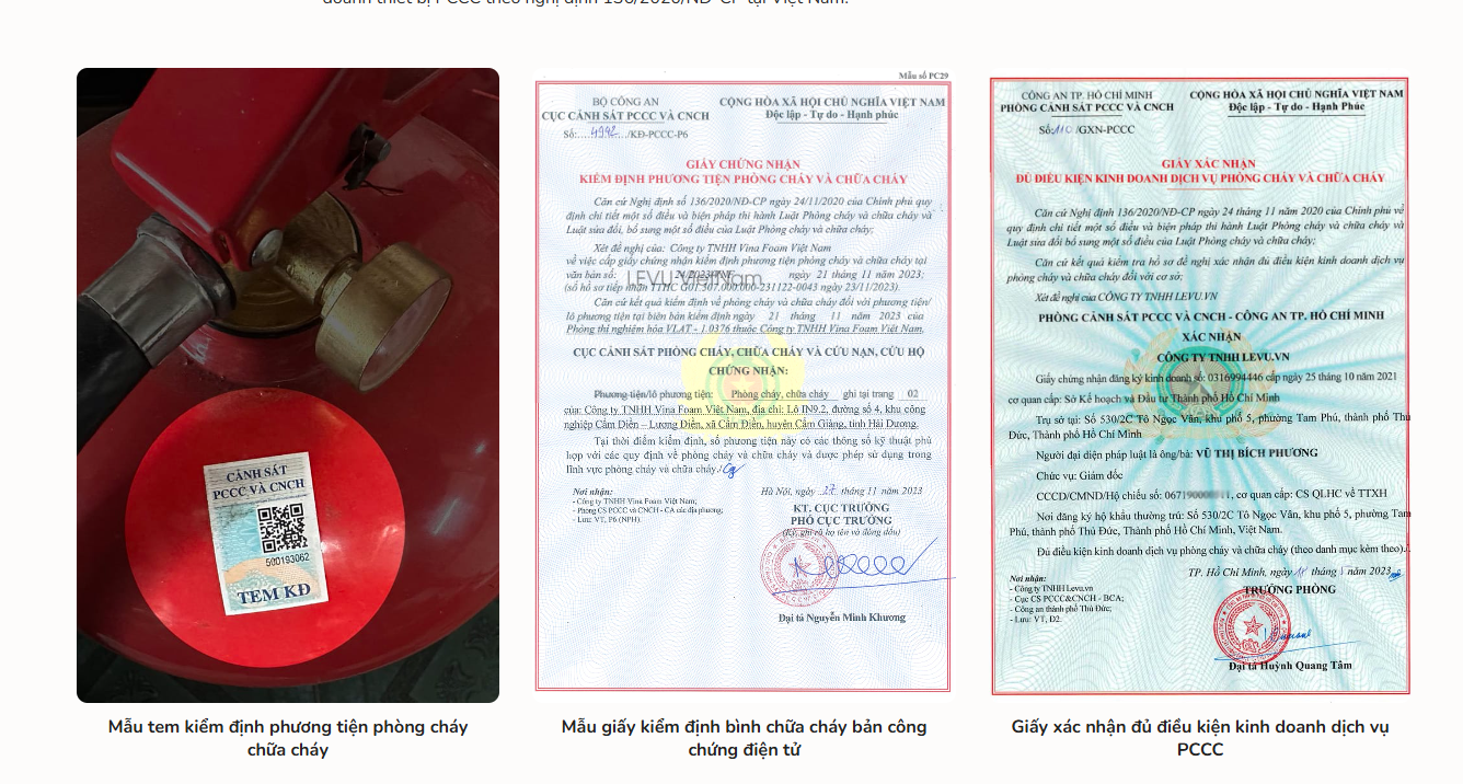 Thiết bị PCCC LEVU là ai?