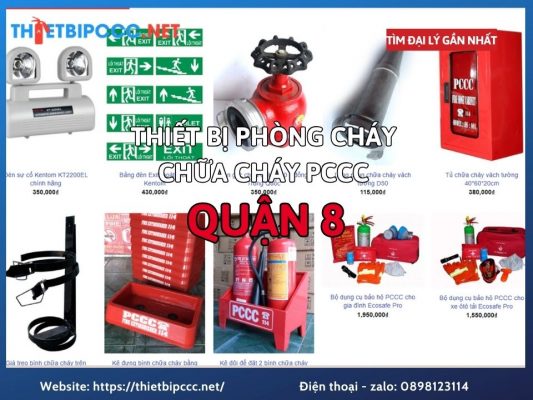 Mua thiết bị phòng cháy chữa cháy pccc Quận 8 sỷ lẻ giá cạnh tranh