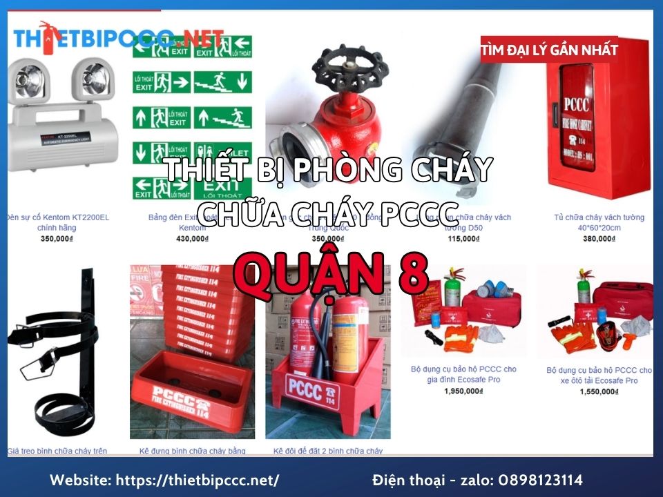 Mua thiết bị phòng cháy chữa cháy pccc Quận 8 sỷ lẻ giá cạnh tranh