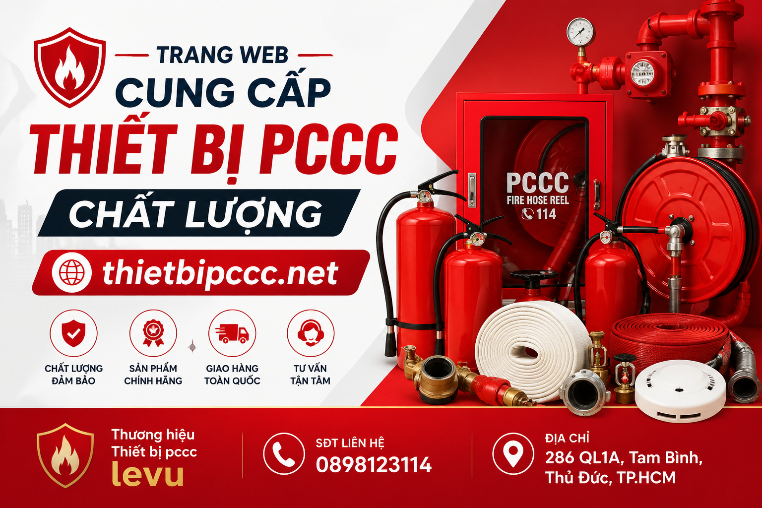 Trang web cung cấp thiết bị PCCC chất lượng: thietbipccc.net
