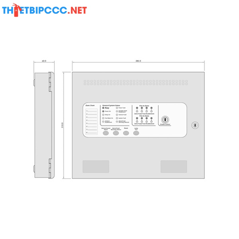 Bảng hiển thị phụ 02 kênh Hochiki HCV2-RA