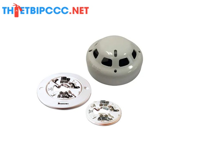 Đầu báo khói kèm Chân đế Model SOE-24V+NS4-100