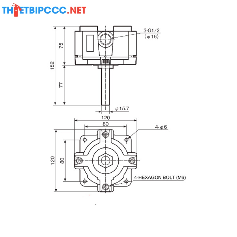 Đầu báo nhiệt cố định 60 độ loại chống nổ Hochiki FFH-2E060