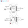 Module địa chỉ điều khiển 02 ngõ ra NO NC Hochiki DCP-R2ML