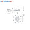 DFG-W60L Đầu báo nhiệt cố định 60 độ loại chịu nước Hochiki