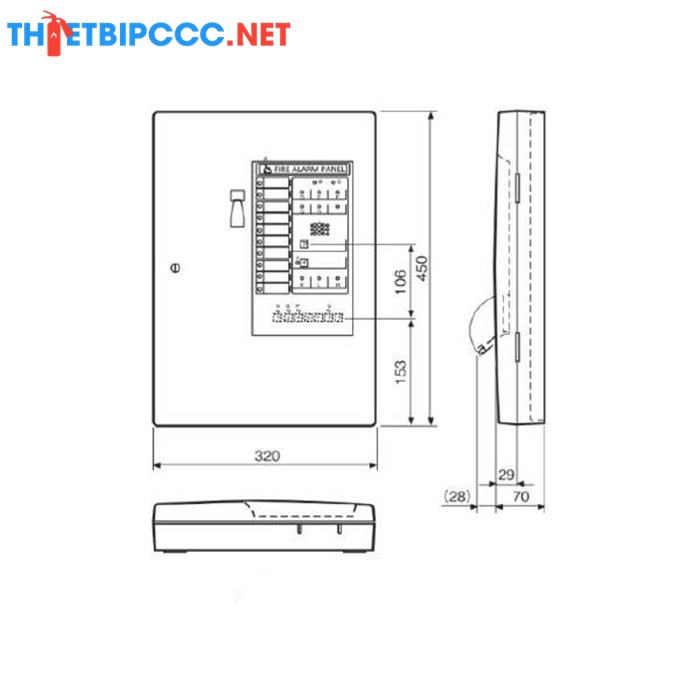 Trung tâm báo cháy 10 kênh RPS-AAW10 (JE) Hochiki Manual