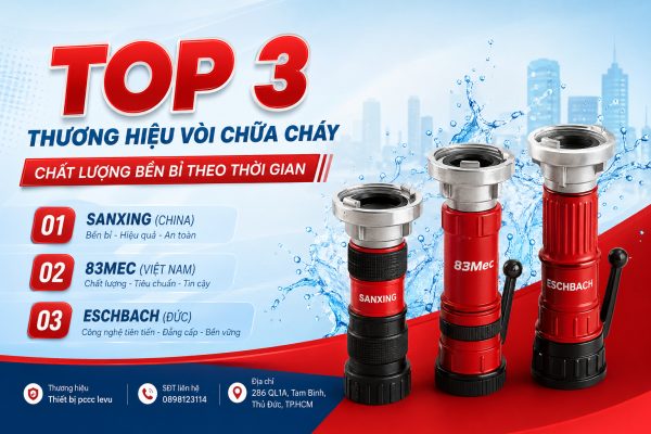 Top 3 thương hiệu vòi chữa cháy chất lượng bền bỉ theo thời gian